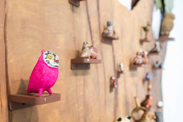 Die Eule ist pink: F&uuml;hrung
