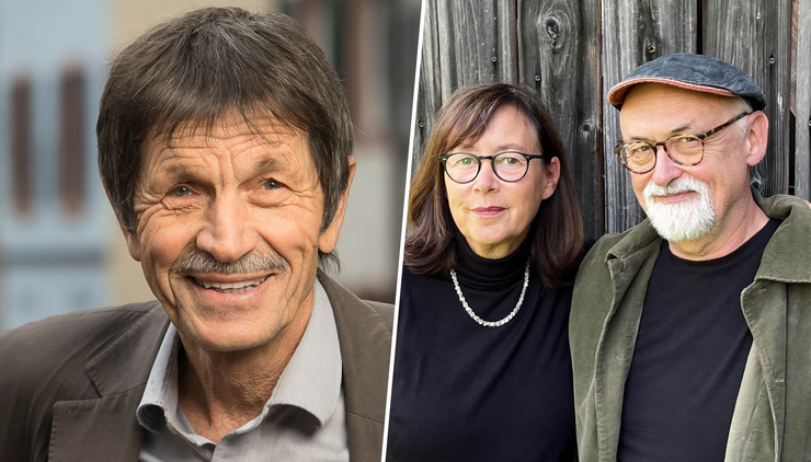 Krimis & Songs &uuml;ber Leben, Liebe und Frieden &ndash; Karin M&ouml;rgelin und Rainer Fribolin als G&auml;ste von Ueli M&auml;der